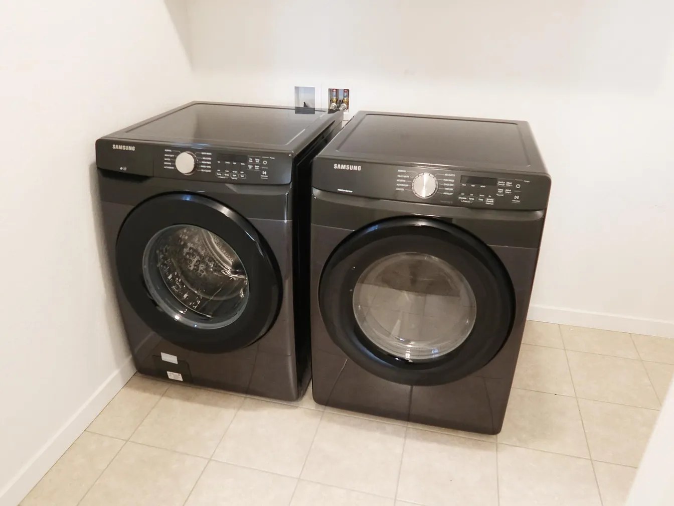 In-home laundry: new Samsung washer & dryer